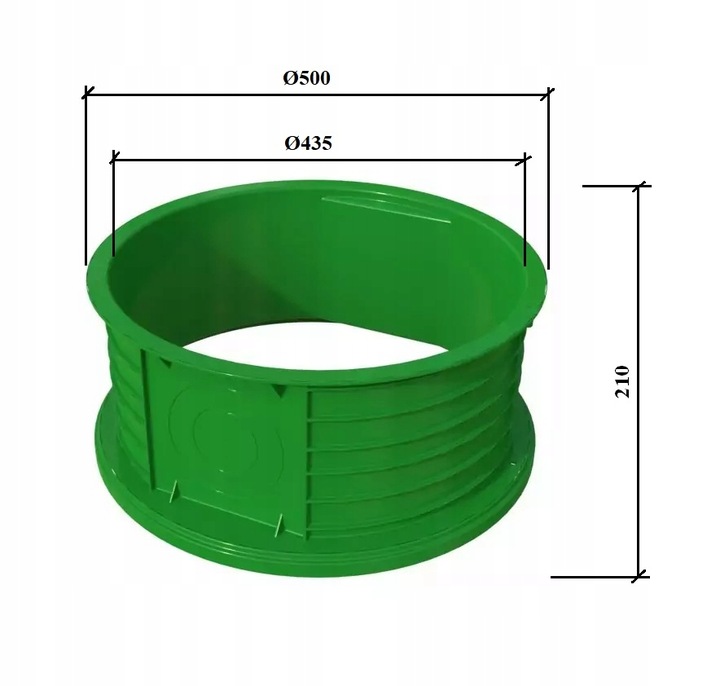 Nadstawka Przedłużka Zbiornika Bolt / Bioclean 20 20cm H=200 Nadbudowa Kod producenta Nadstawka 440 x 200