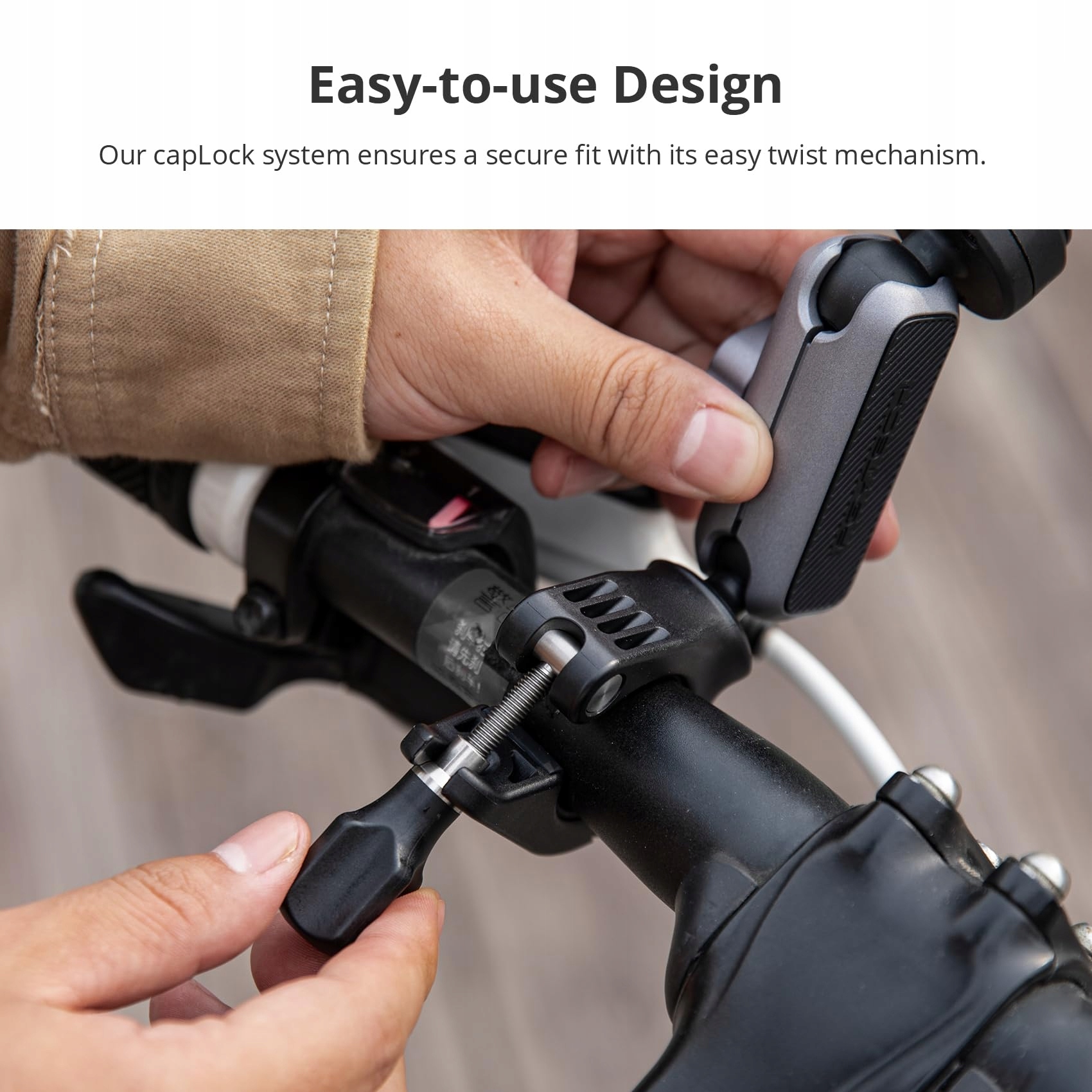 PGYTECH Uchwyt Rowerowy Motocyklowy Do DJI OSMO GoPro Insta360 1/4 Adapter — miniatura 5