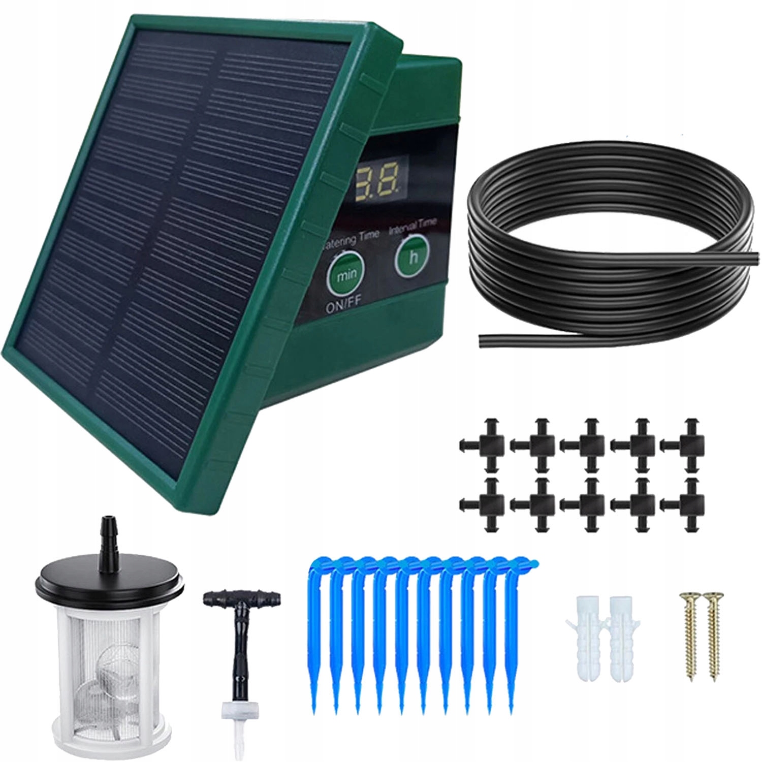 Solární kapkové zavlažování Automatický systém Na Zavlažování Zahrada