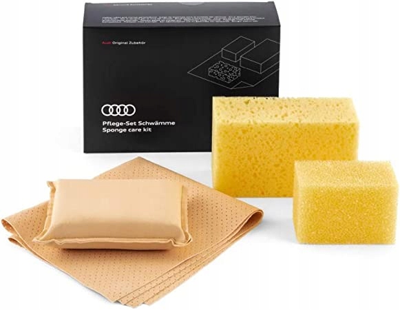 ZESTAW GĄBEK DO PIELĘGNACJI AUDI ASO ORYGINAŁ