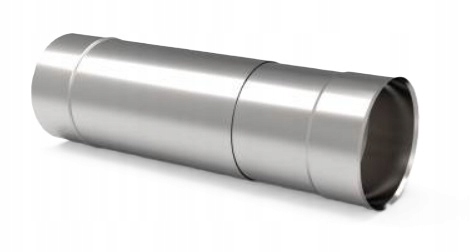 Ks Trubka kyselinovzdorná teleskopická fi 130 mm 1,0 mm 0,5 m ocel nastavitelná komínová
