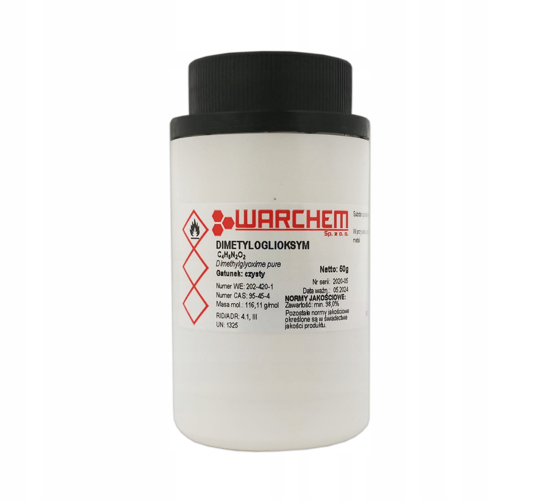 

Dimetyloglioksym czysty 50g