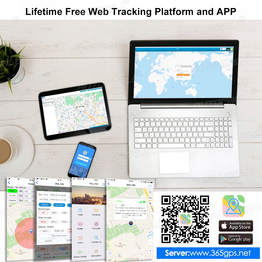 Lokalizator GPS Nadajnik Alarm Gsm Samochodowy AT4 Model TS2