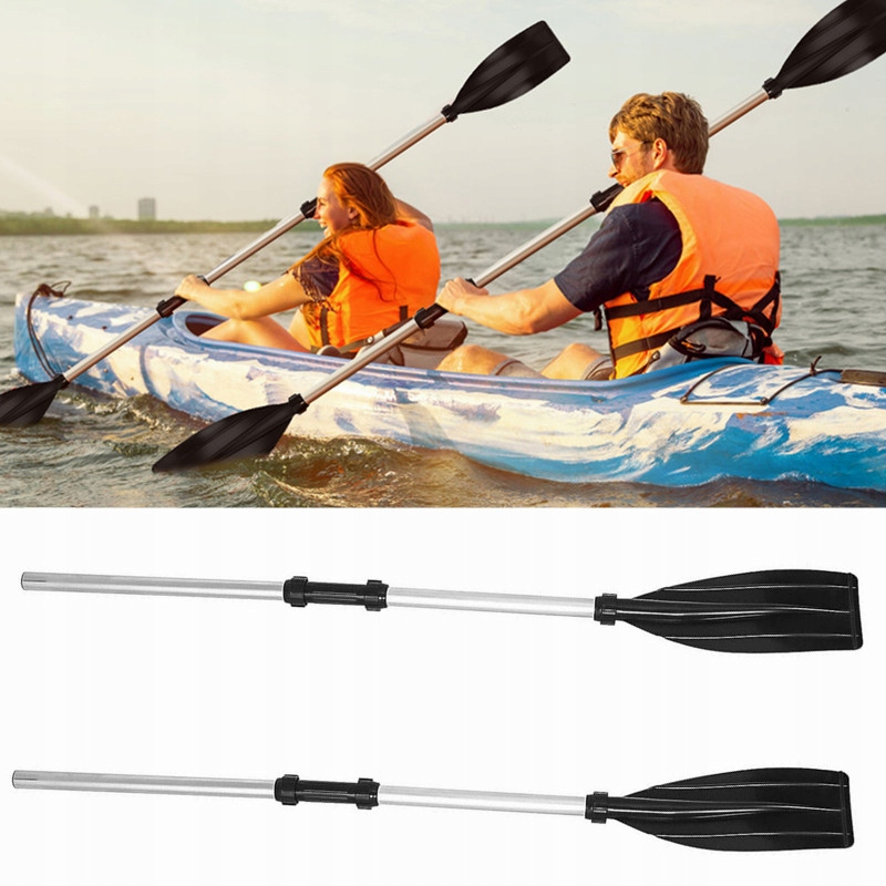 WIOSŁO KAJAKOWE 2-CZĘŚCIOWE STOPU ALUMINIOWE 126CM CZARNE Model TJ04427