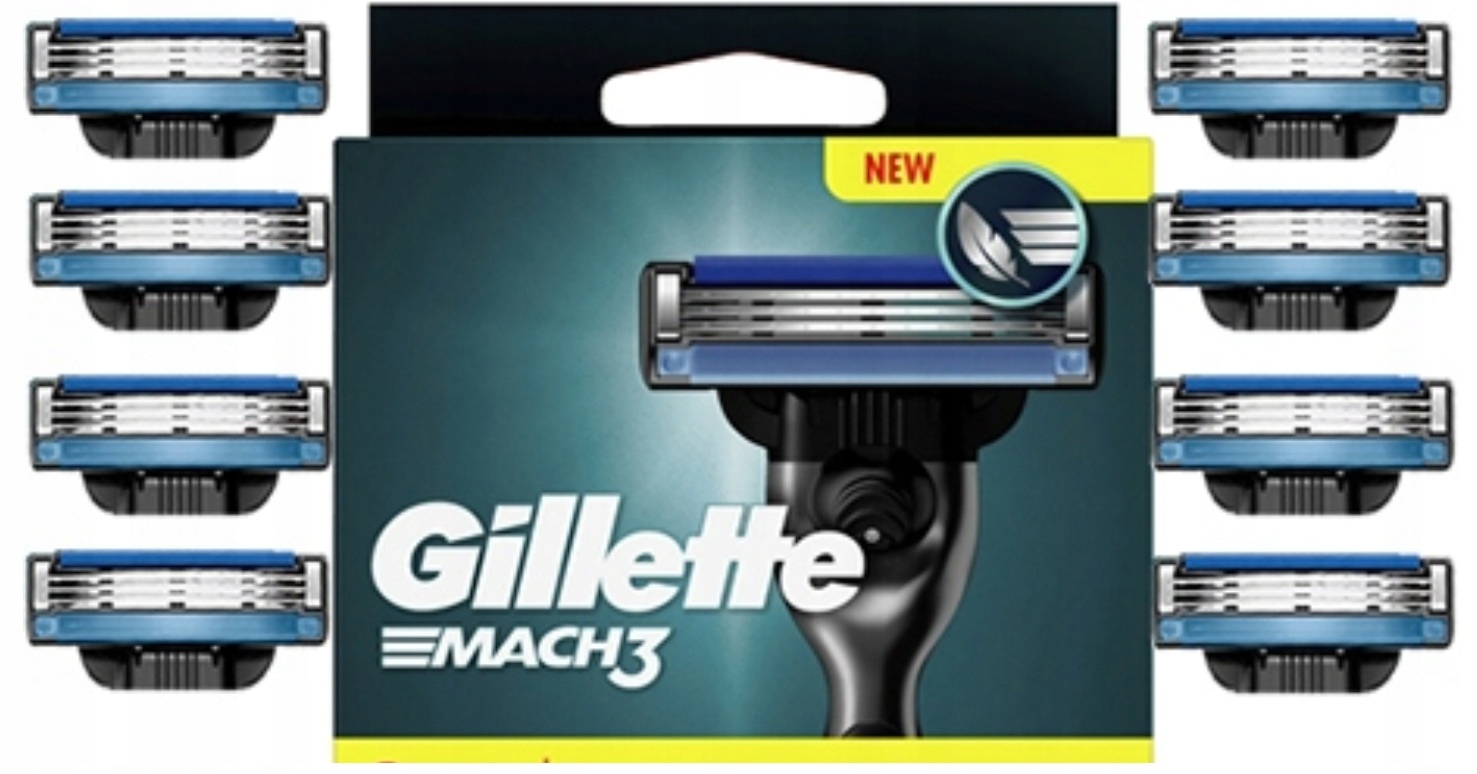 Náhradní břity do holicího strojku Gillette Mach3 8 ks