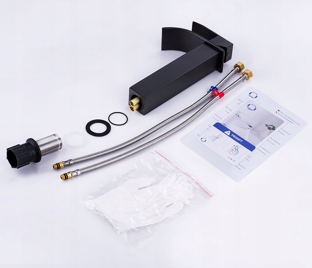 BATERIA UMYWALKOWA ŁAZIENKÓW WYSOKA WODOSPAD KRAN Kod producenta CAK0103 / DMAK0103BE