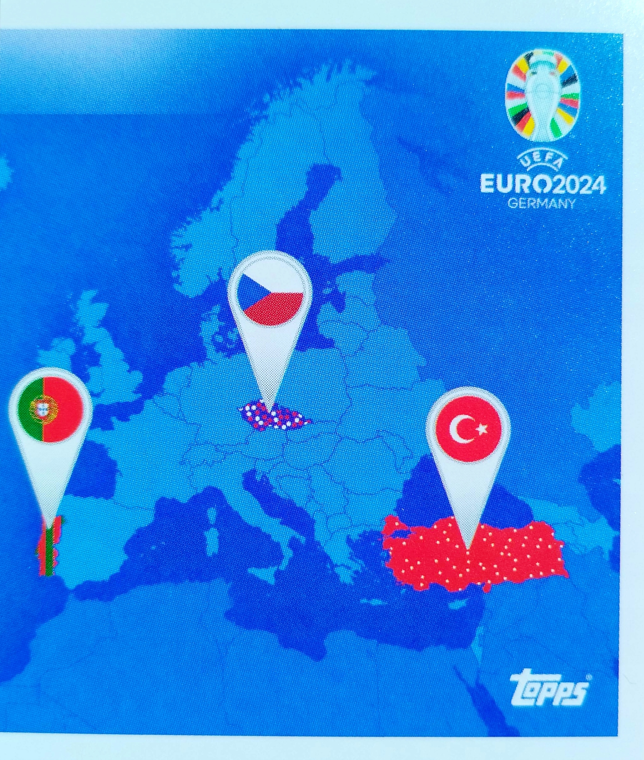 Euro 2024 Topps Match Attax naklejka Gf 2 Group F