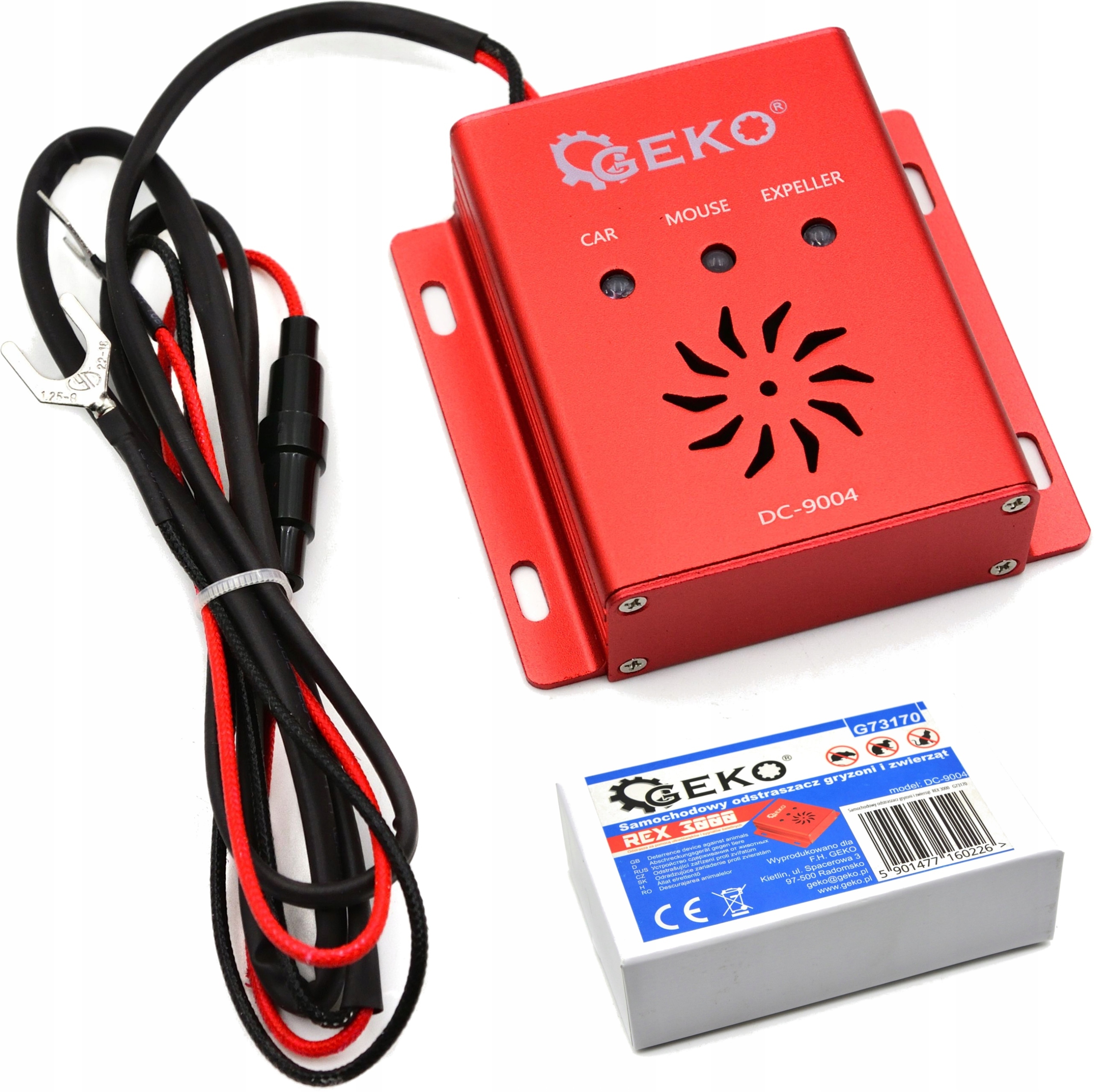 

Odstraszacz Samochodowy Kun Kotów Gryzoni Myszy