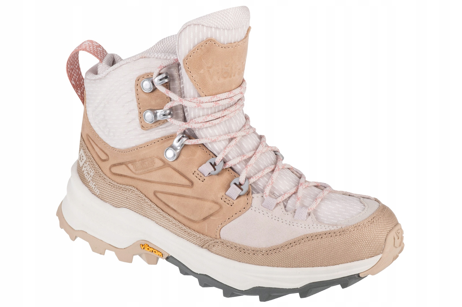 Jack Wolfskin Cyrox Texapore MID W [39] Dámské trekové boty Nubuk Béžové