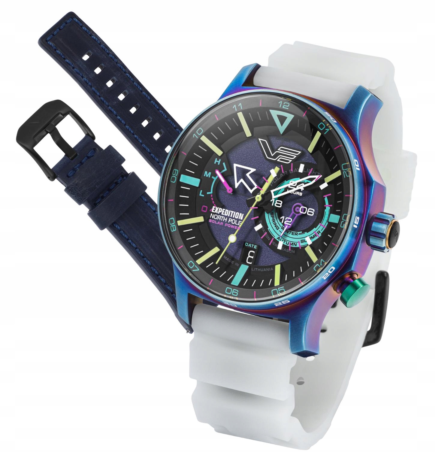 Nový originální Pánské Hodinky Vostok Europe VS57-595D737 Solar Expedition