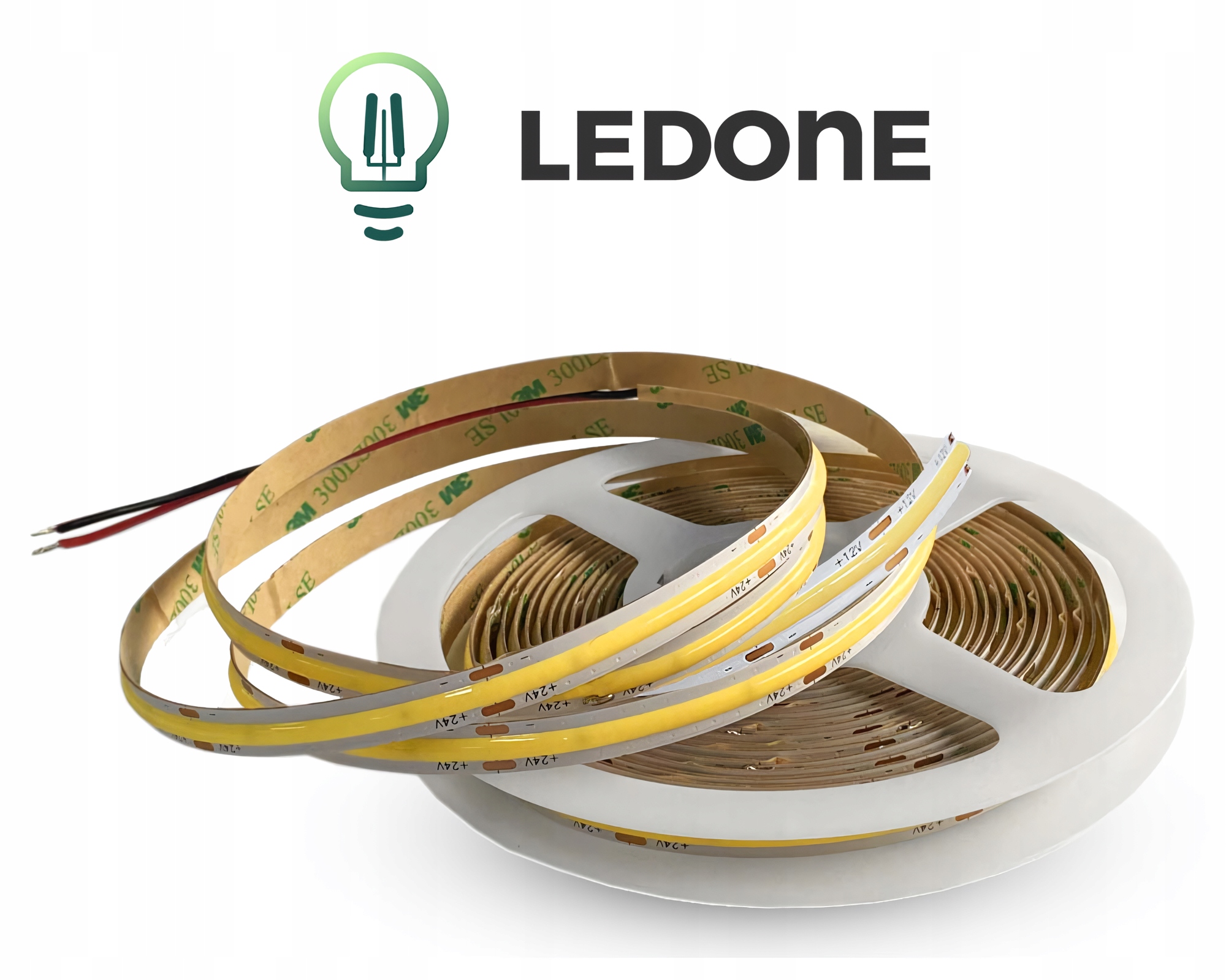 Taśma LED COB 12V 480 diod na metr Neon Neutralny 1 metr linia LED Długość 1 m