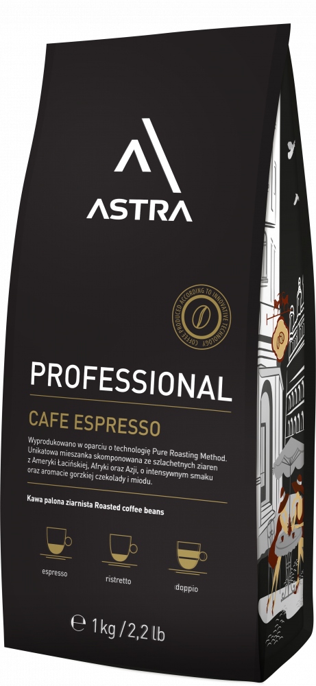 Kawa Astra Professional Espresso 1 kg ziarnista