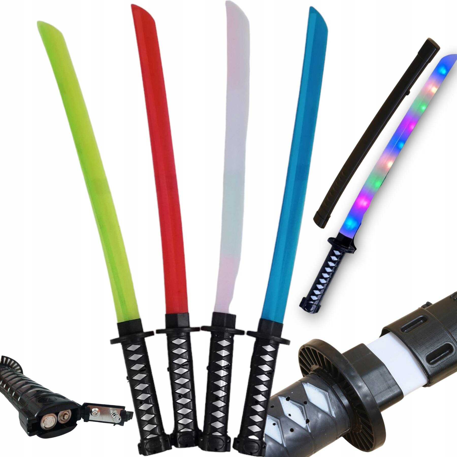 MIECZ ŚWIETLNY SAMURAJSKI KATANA ZABAWKA - ŚWIECI I WYDAJE DŹWIĘKI Rodzaj miecze Świetlne