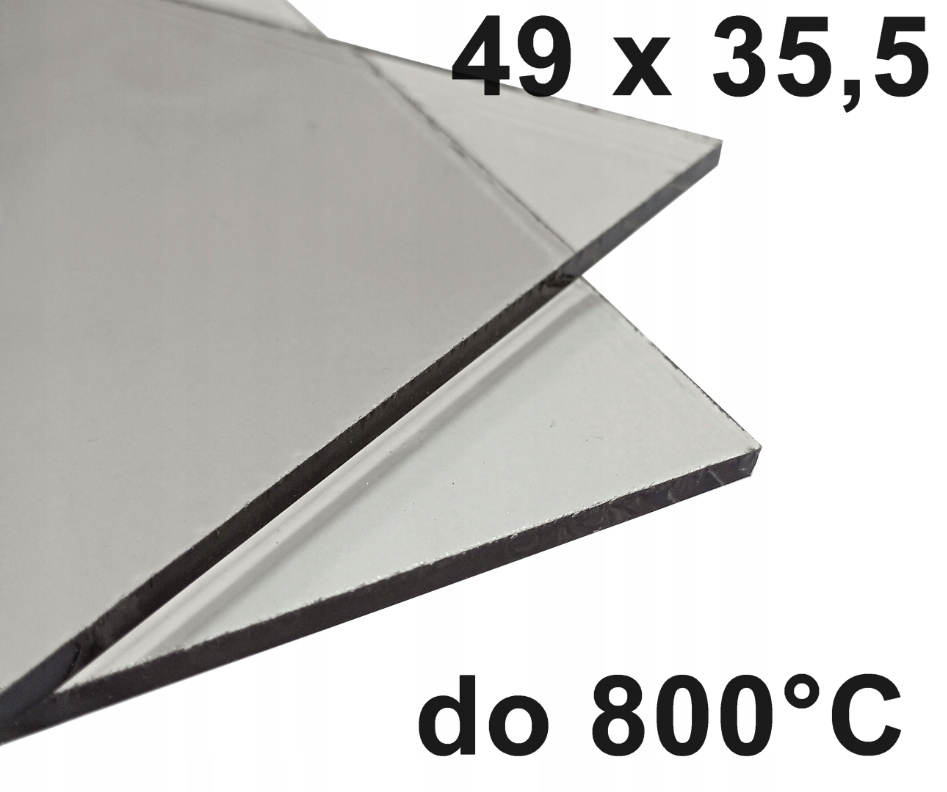 Žáruvzdorné Krbové Sklo Do Krbu 49x35,5