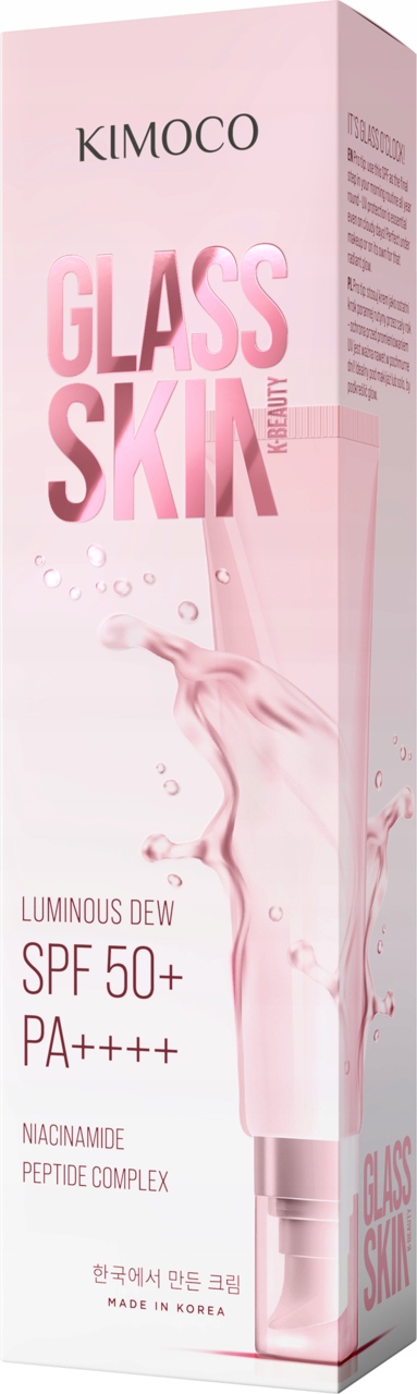 Kimoco Glass Skin krém na obličej s ochranným faktorem Spf 50+ Pa++++ korejský