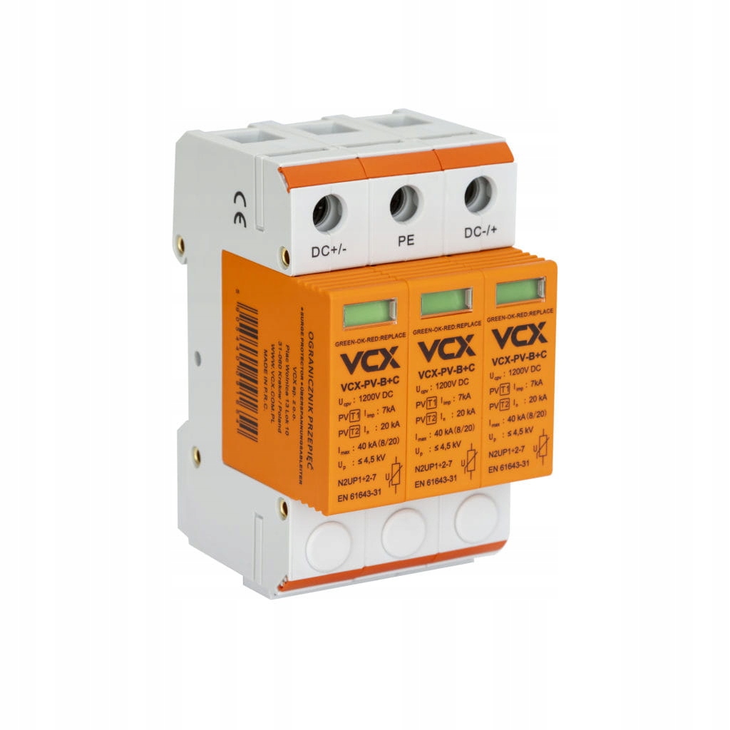 Prepäťový doraz DC Bc 1200V T1 T2 3P