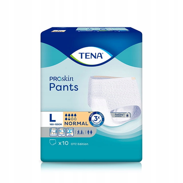 TENA Pants ProSkin Normal Majtki chłonne L 10 szt