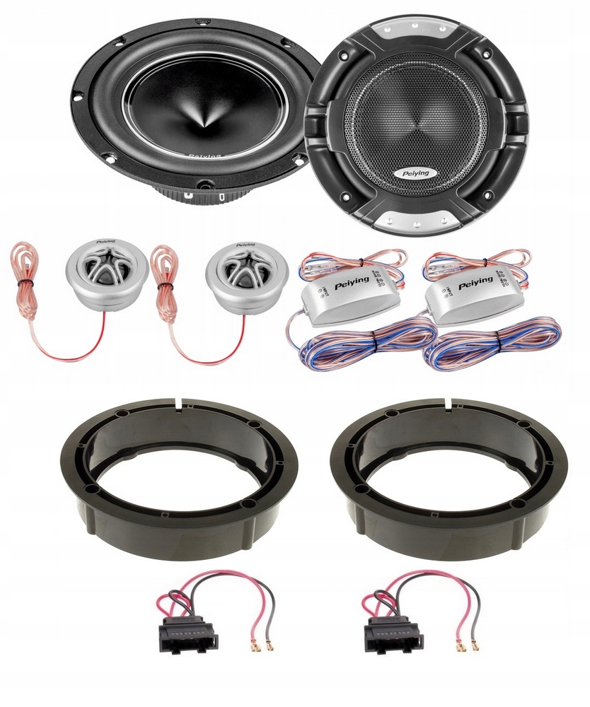 Peiying Alien PY-BG620CT6 Reproduktory 165 mm Vw Golf 4 5 6 Polo Passat B3 Bora
