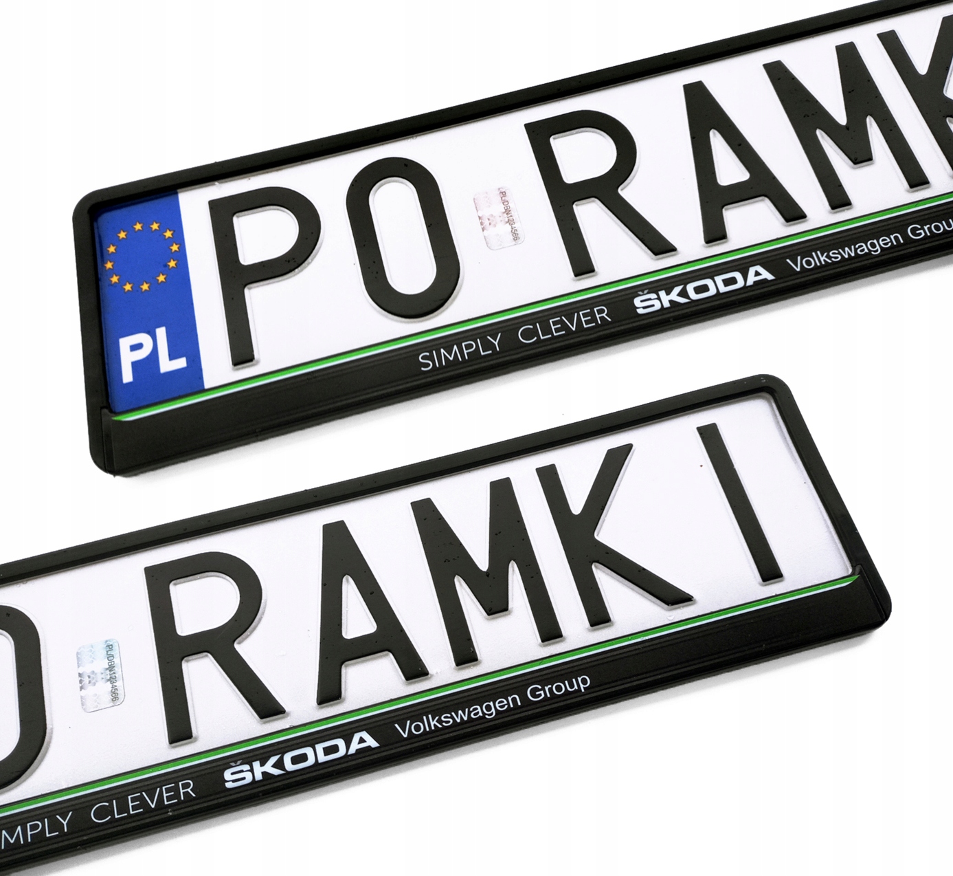 Skoda Vrs laurin & klement Superb Karoq ramki pod tablice rejestracyjne