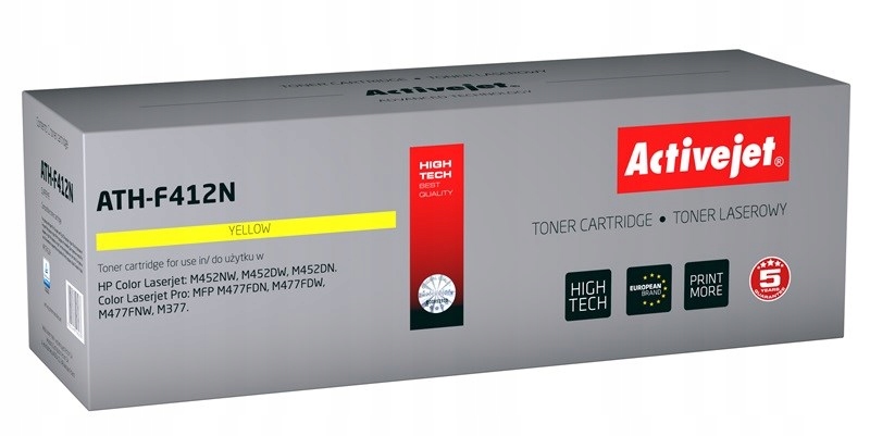 Toner Activejet ATH-F412N zamiennik Hp 410A CF412A