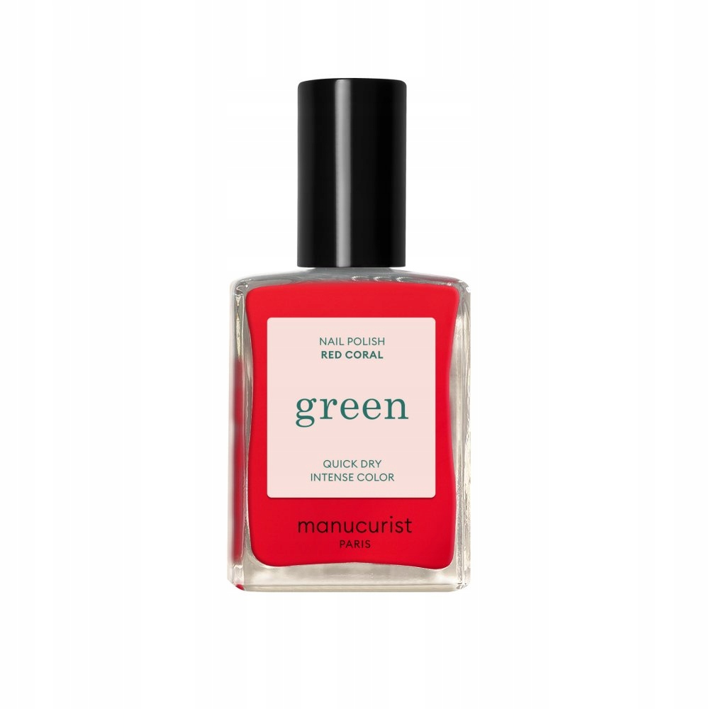 Manucurist Green Nail Polish Lak Na Nehty Red Coral 15 ml