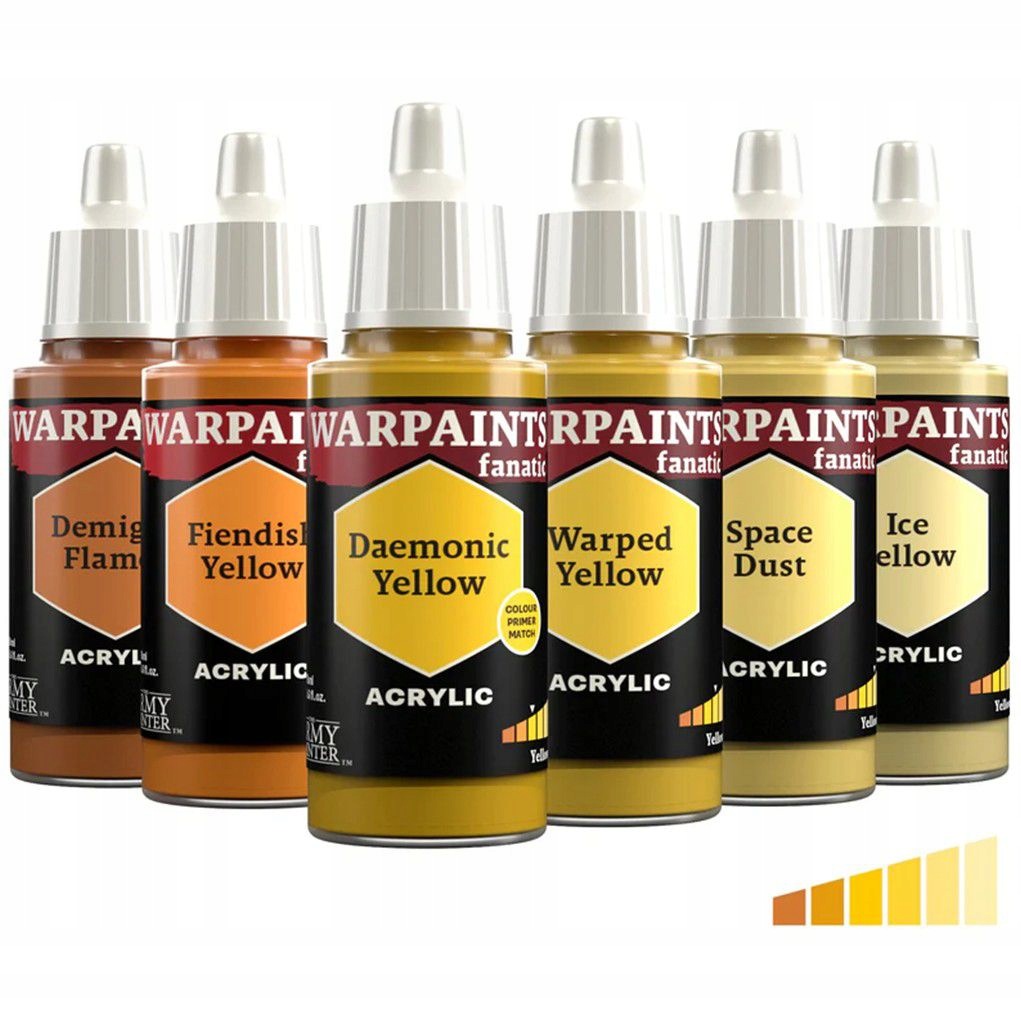 The Army Painter: Flexible Triad Plus+ Žluté Odstíny