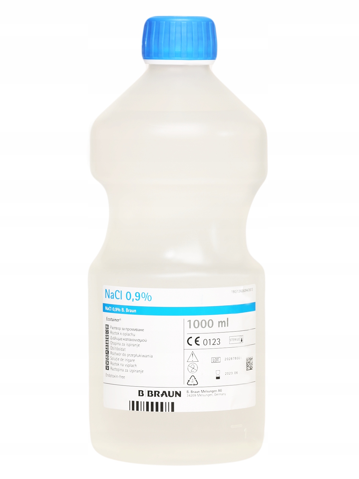 

6x Sól fizjologiczna NaCl 0.9% B.Braun - 1000ml