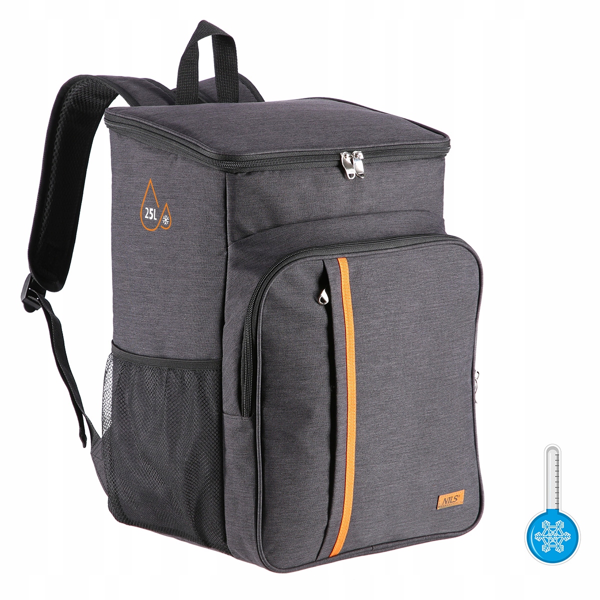 NC3140 Torba Termiczna Czarna 25L Nils