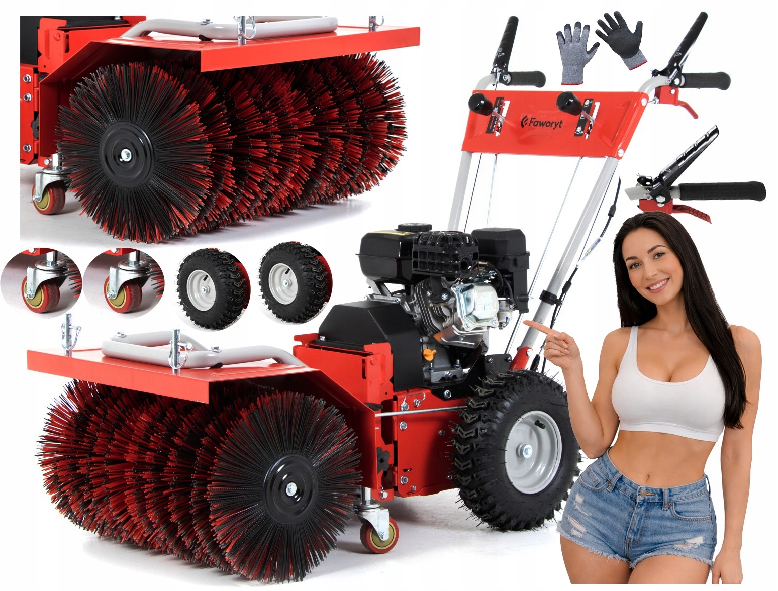 Zamiatarka spalinowe Faworyt PROFESJONALNA ZAMIATARKA SPALINOWA Z NAPĘDEM