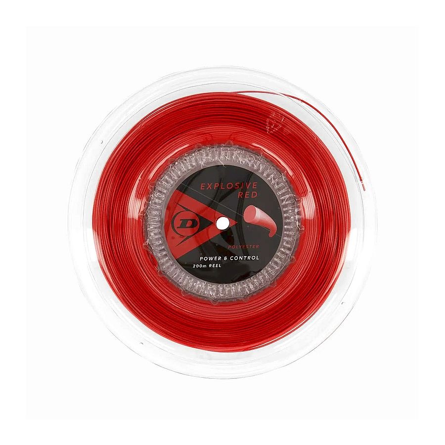 Naciąg do tenisa Dunlop Explosive Red 1,30 mm 200 m