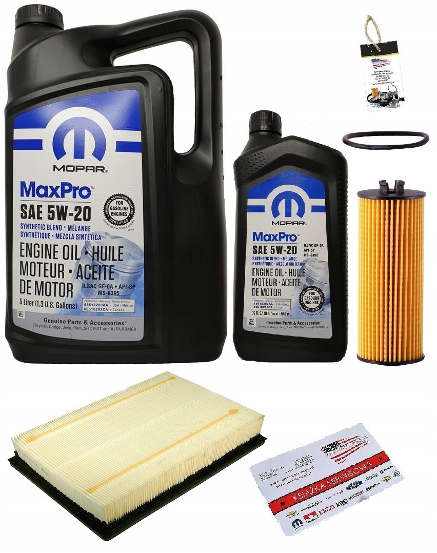 MOPAR 5W20 + FILTRY RAM 1500 3,6 2013