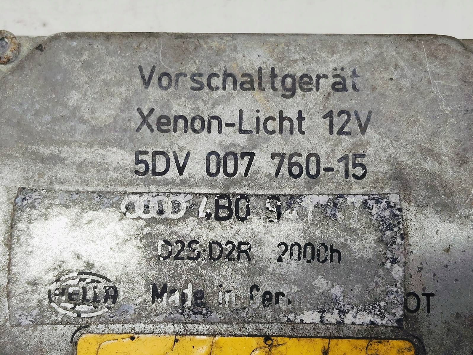 centralina Xenon Audi A6 C5 1.9 TDI 4B0941471