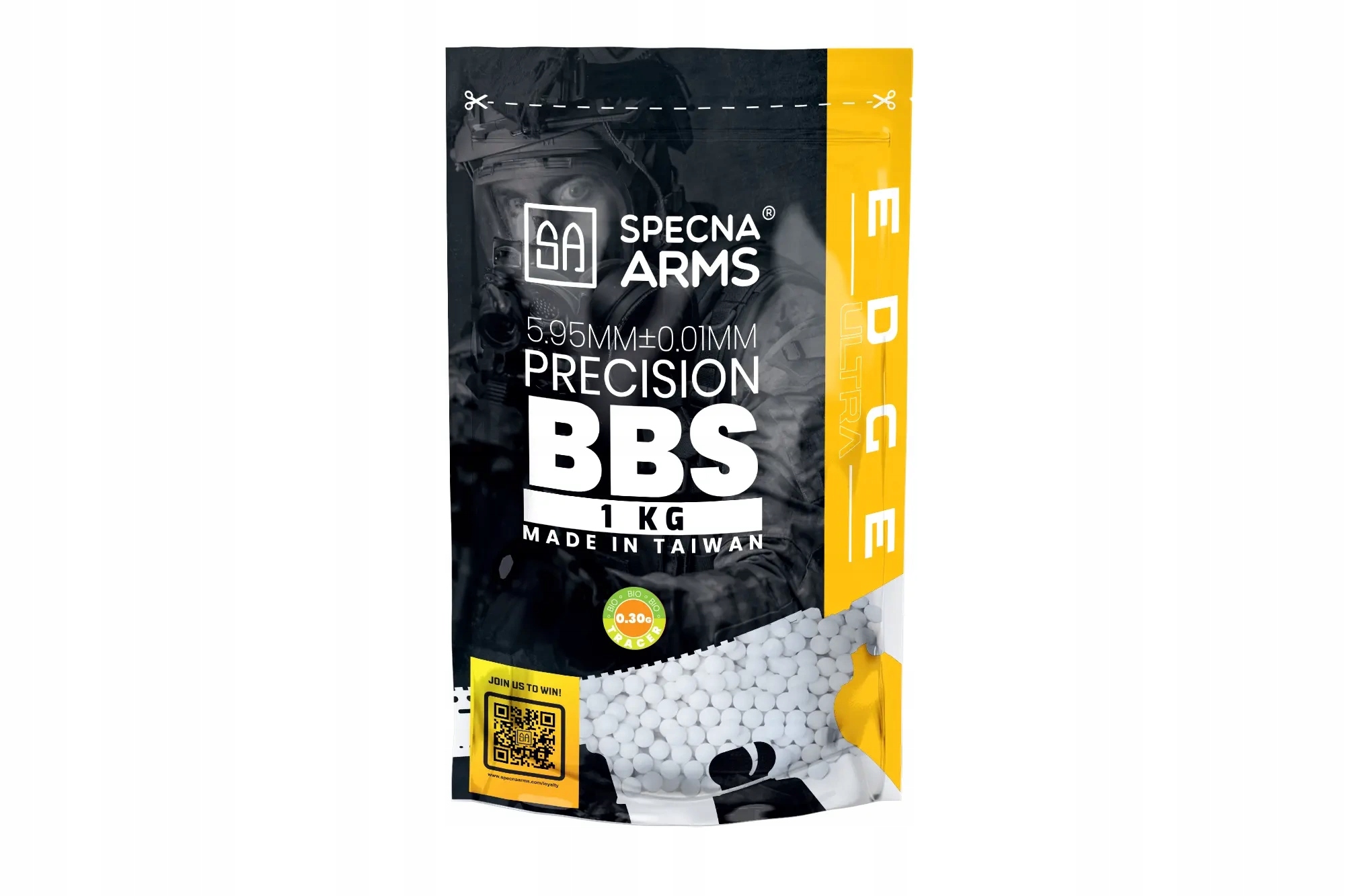Kulki precyzyjne Tracer Bio 0,30g Specna Arms Edge Ultra Bio 1 kg zielone
