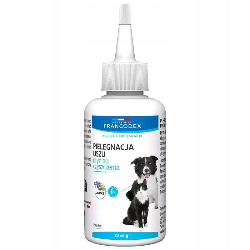 Tekutý Přípravek Na Mytí Uší Psa A Kočky Na Ušní Maz, Hygienická Péče 125 ML