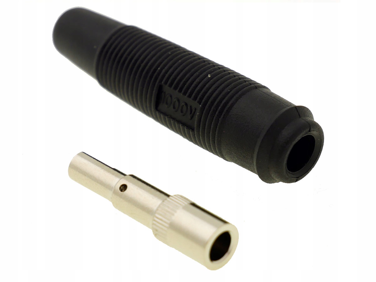 

Gniazdo banan 4mm czarne Amass 24A 25.430.2