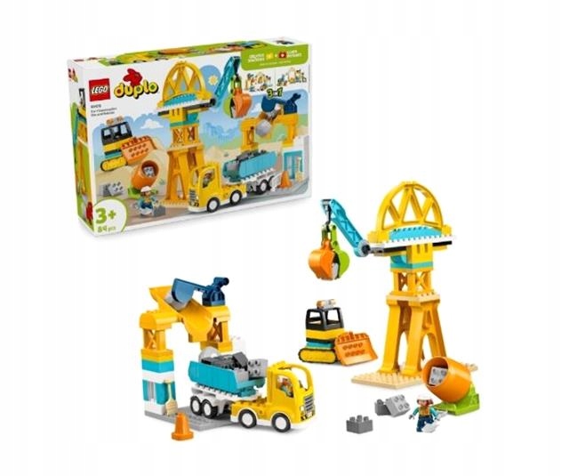 Lego(r) Duplo 10476 Staveniště S Vozidly 3V1