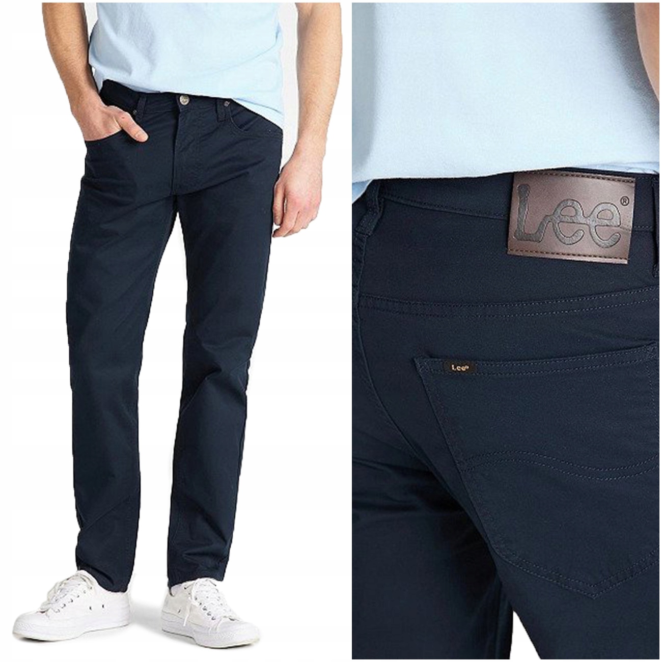 

Lee Daren Zip Męskie Spodnie Materiałowe W32 L32