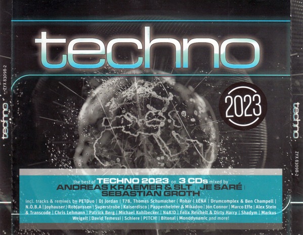Techno 2023 3CD Talla 2XLC Andreas Kraemer & Slt Je Saré Sebastian Groth