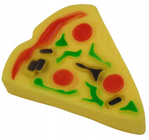 

Zabawka dla psa gumowa piszcząca Pizza 11,5 cm