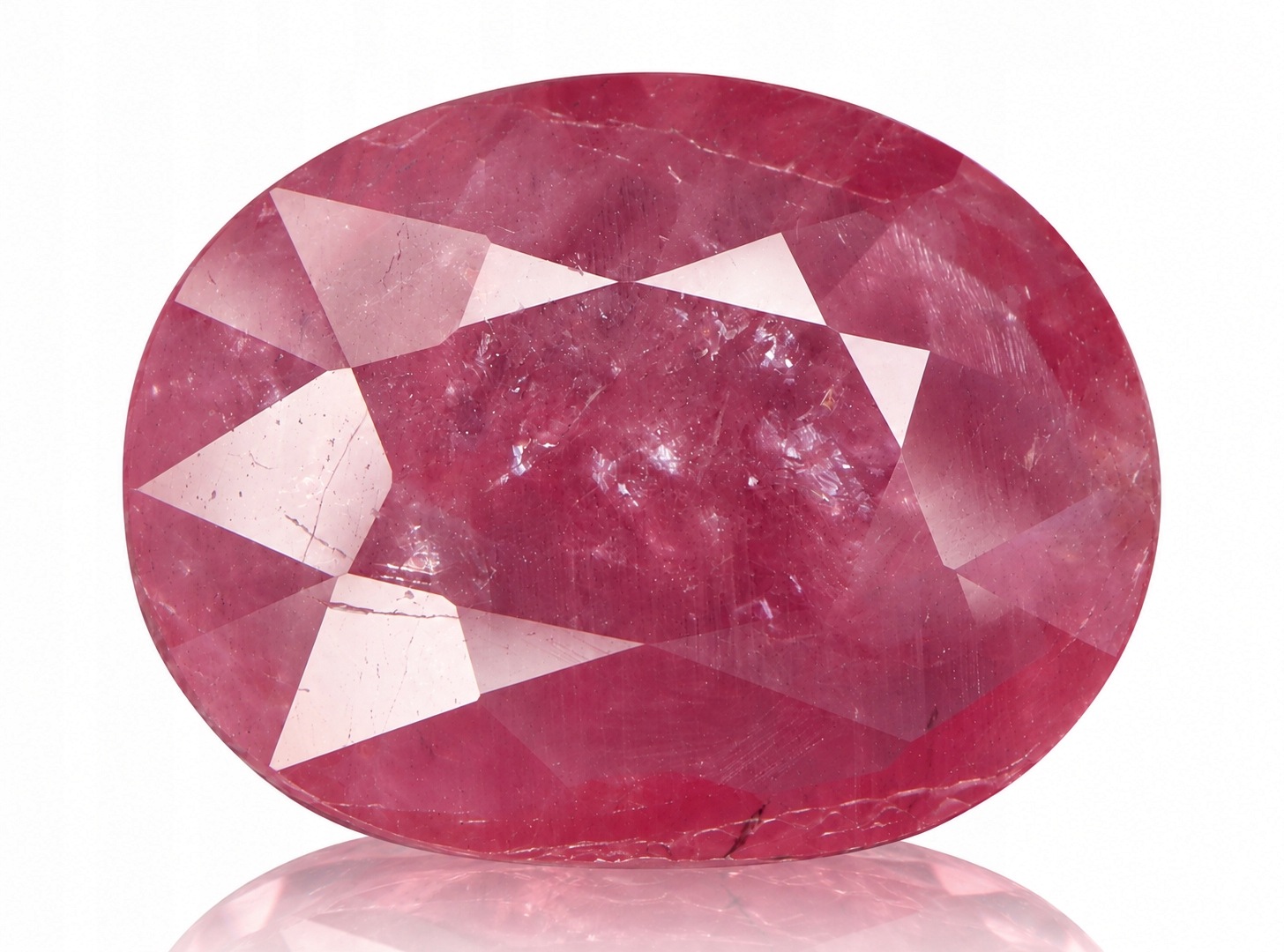 Přírodní Rubín 4.95 ct Ovál Tanzanie