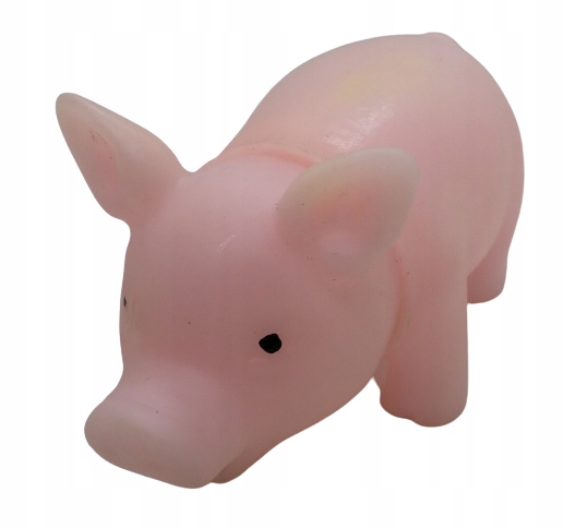 

gumowy gryzak świnka z piszczałką wielkość 9 cm