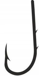 Haczyki Shiro Baitholder Black Nikiel Z oczkiem size 2 10SZT