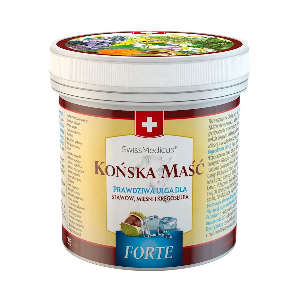 Końska Maść - Chłodząca - Forte Herbamedicus 500ml