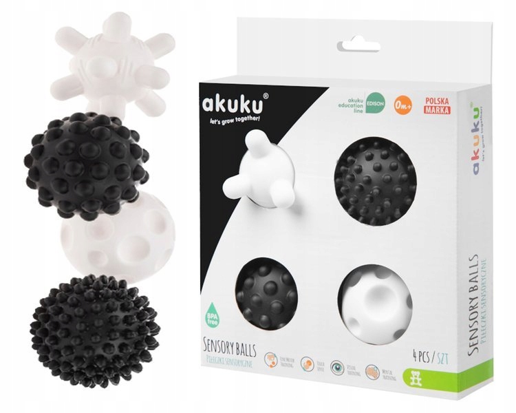 

Akuku A0469 Zestaw Piłeczek Sensorycznych 4szt