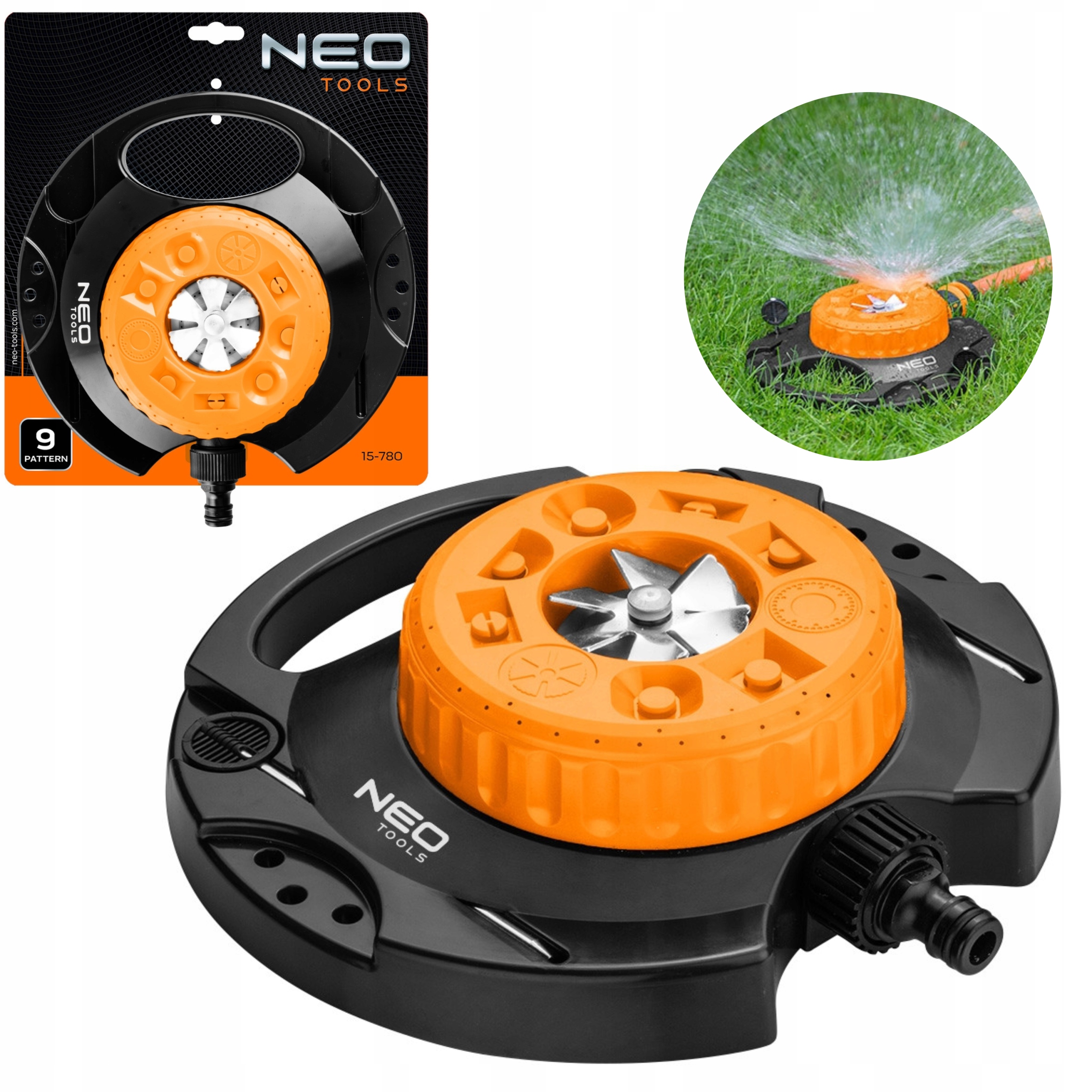 NEO ZRASZACZ DO WODY OGRODOWY 9 FUNKCJI do 95m2