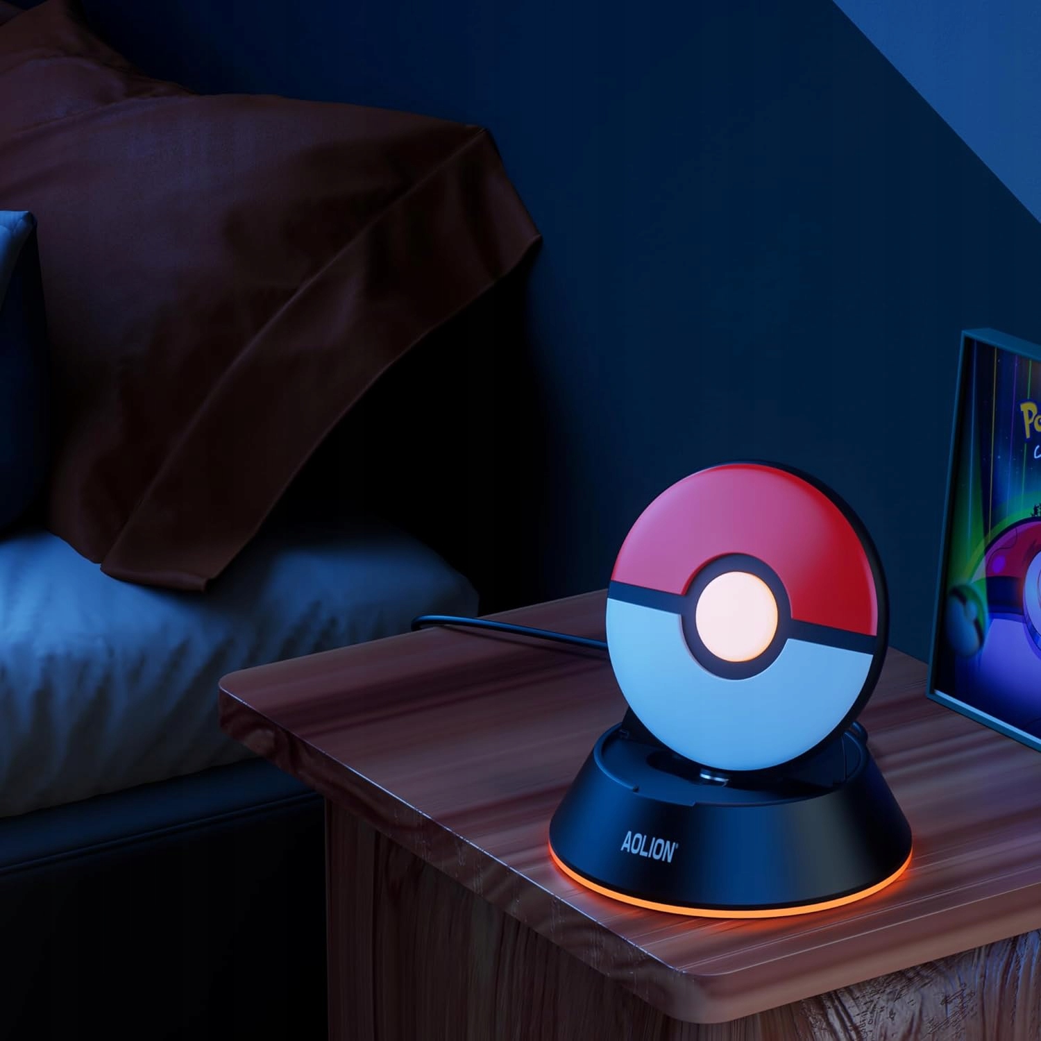RGB LED Light Magnetic Charging Station for Pokémon GO Plus 2023