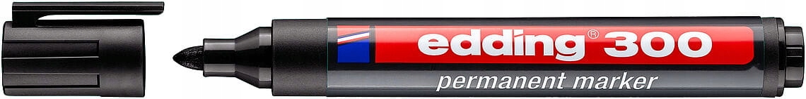 

Marker permanentny okrągły Edding 300 czarny