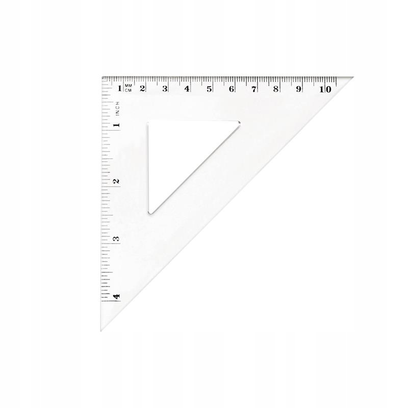 EKIERKA do Geometrii Kreślarska Matematyczna RÓWNORAMIENNA Przybory Szkolne