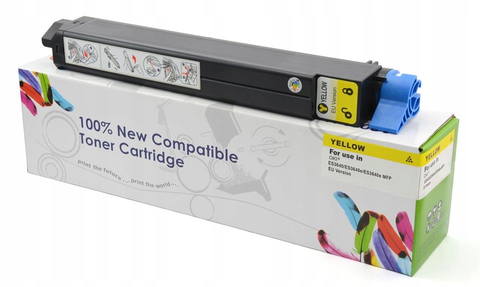 Toner Cartridge Web Yellow Oki ES3640,ES3640E,ES3640E Mfp náhrada 429189