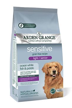 Levně Arden Grange Dog Gf Senior Sen.Light O.W.Fish&Pot.12kg